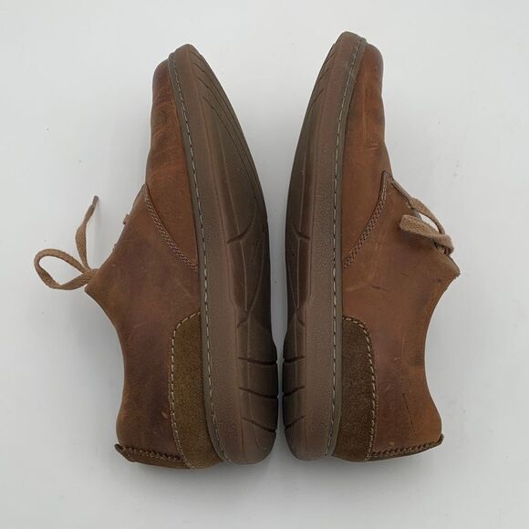 Clarks Unstructured Un.Map Lace Leather Oxfords | Men’s 9.5M | Brown main image 12